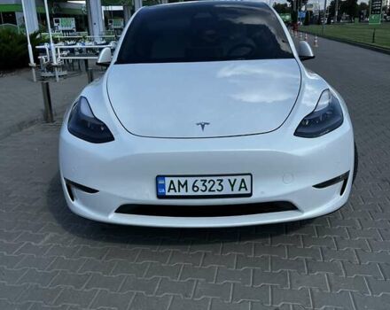 Белый Тесла Model Y, объемом двигателя 0 л и пробегом 59 тыс. км за 27999 $, фото 5 на Automoto.ua