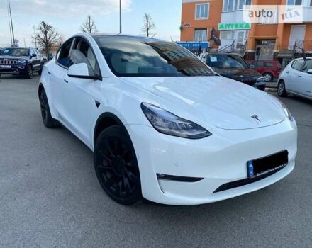 Білий Тесла Model Y, об'ємом двигуна 0 л та пробігом 32 тис. км за 39800 $, фото 1 на Automoto.ua