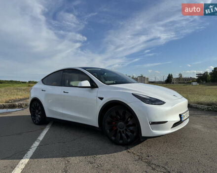 Белый Тесла Model Y, объемом двигателя 0 л и пробегом 51 тыс. км за 31000 $, фото 5 на Automoto.ua