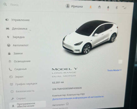 Тесла Model Y 2022 в Одессе на Automoto.ua Белый Тесла Model Y, объемом двигателя 0 л и пробегом 52 тыс. км за 27000 $, фото 9 на Automoto.ua
