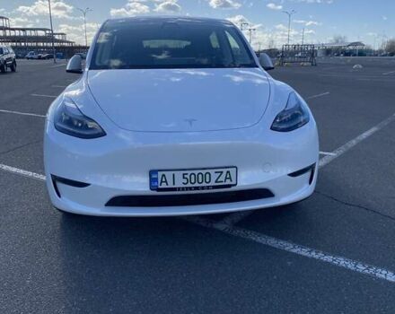 Белый Тесла Model Y, объемом двигателя 0 л и пробегом 44 тыс. км за 43000 $, фото 1 на Automoto.ua