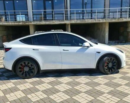 Белый Тесла Model Y, объемом двигателя 0 л и пробегом 54 тыс. км за 28000 $, фото 11 на Automoto.ua