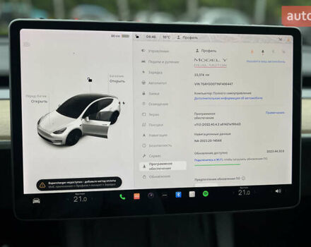 Білий Тесла Model Y, об'ємом двигуна 0 л та пробігом 23 тис. км за 37500 $, фото 20 на Automoto.ua