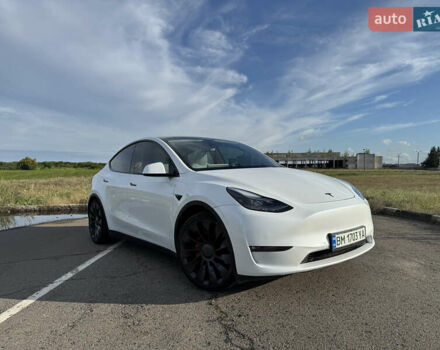 Белый Тесла Model Y, объемом двигателя 0 л и пробегом 51 тыс. км за 31000 $, фото 4 на Automoto.ua