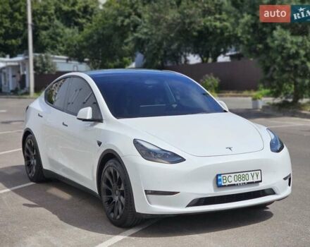 Білий Тесла Model Y, об'ємом двигуна 0 л та пробігом 43 тис. км за 26500 $, фото 12 на Automoto.ua