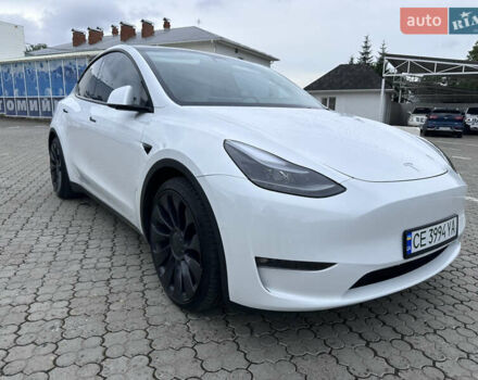 Білий Тесла Model Y, об'ємом двигуна 0 л та пробігом 49 тис. км за 32500 $, фото 39 на Automoto.ua