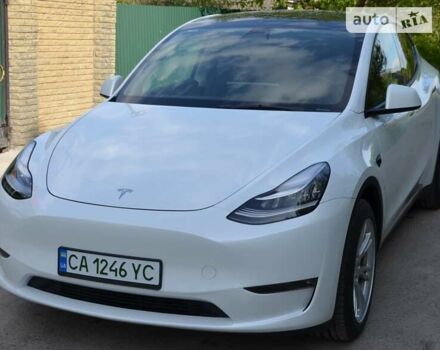 Білий Тесла Model Y, об'ємом двигуна 0 л та пробігом 7 тис. км за 37500 $, фото 1 на Automoto.ua