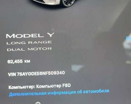 Белый Тесла Model Y, объемом двигателя 0 л и пробегом 62 тыс. км за 25950 $, фото 40 на Automoto.ua