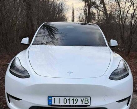 Белый Тесла Model Y, объемом двигателя 0 л и пробегом 51 тыс. км за 38300 $, фото 1 на Automoto.ua
