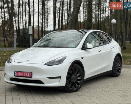 Білий Тесла Model Y, об'ємом двигуна 0 л та пробігом 115 тис. км за 25800 $, фото 1 на Automoto.ua