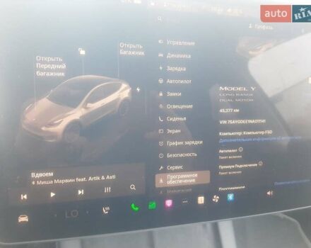 Білий Тесла Model Y, об'ємом двигуна 0 л та пробігом 45 тис. км за 21500 $, фото 18 на Automoto.ua