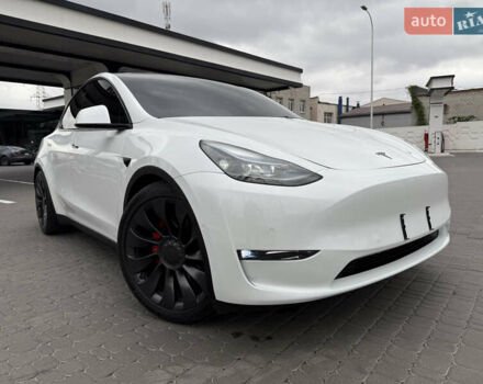 Білий Тесла Model Y, об'ємом двигуна 0 л та пробігом 38 тис. км за 28500 $, фото 2 на Automoto.ua