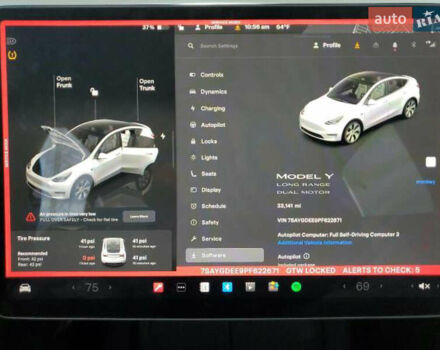 Белый Тесла Model Y, объемом двигателя 0 л и пробегом 53 тыс. км за 17700 $, фото 8 на Automoto.ua