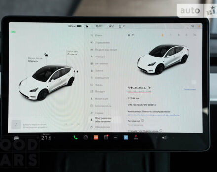 Белый Тесла Model Y, объемом двигателя 0 л и пробегом 37 тыс. км за 41800 $, фото 35 на Automoto.ua
