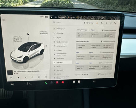 Белый Тесла Model Y, объемом двигателя 0 л и пробегом 38 тыс. км за 29700 $, фото 10 на Automoto.ua