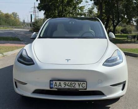Белый Тесла Model Y, объемом двигателя 0 л и пробегом 55 тыс. км за 27599 $, фото 9 на Automoto.ua