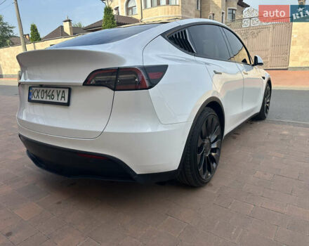 Белый Тесла Model Y, объемом двигателя 0 л и пробегом 50 тыс. км за 27700 $, фото 8 на Automoto.ua