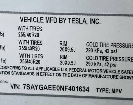 Білий Тесла Model Y, об'ємом двигуна 0 л та пробігом 167 тис. км за 24999 $, фото 24 на Automoto.ua