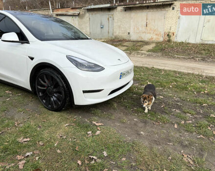 Белый Тесла Model Y, объемом двигателя 0 л и пробегом 50 тыс. км за 39900 $, фото 2 на Automoto.ua