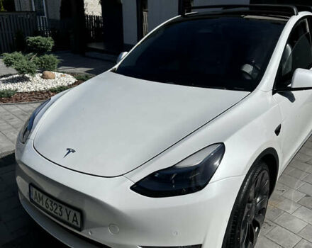 Белый Тесла Model Y, объемом двигателя 0 л и пробегом 59 тыс. км за 26999 $, фото 7 на Automoto.ua