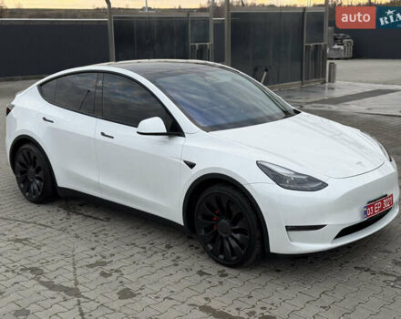 Белый Тесла Model Y, объемом двигателя 0 л и пробегом 59 тыс. км за 28950 $, фото 4 на Automoto.ua