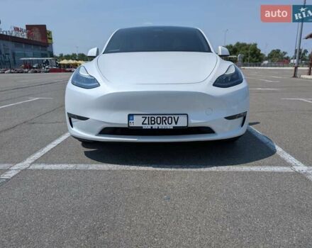 Белый Тесла Model Y, объемом двигателя 0 л и пробегом 39 тыс. км за 29500 $, фото 2 на Automoto.ua