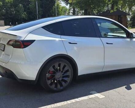 Белый Тесла Model Y, объемом двигателя 0 л и пробегом 62 тыс. км за 30700 $, фото 5 на Automoto.ua
