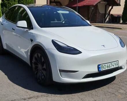 Белый Тесла Model Y, объемом двигателя 0 л и пробегом 62 тыс. км за 30700 $, фото 3 на Automoto.ua