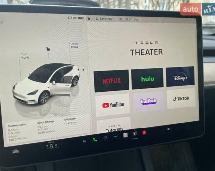 Белый Тесла Model Y, объемом двигателя 0 л и пробегом 17 тыс. км за 28600 $, фото 16 на Automoto.ua