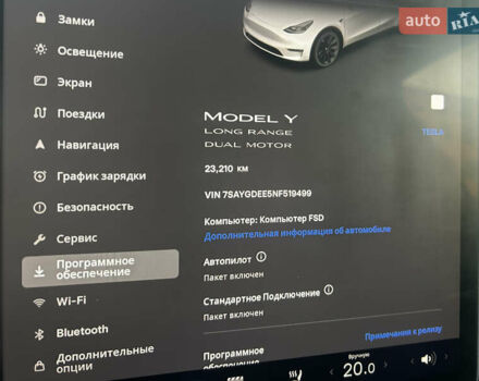 Белый Тесла Model Y, объемом двигателя 0 л и пробегом 25 тыс. км за 28500 $, фото 21 на Automoto.ua