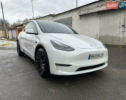 Белый Тесла Model Y, объемом двигателя 0 л и пробегом 38 тыс. км за 44900 $, фото 13 на Automoto.ua