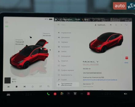 Белый Тесла Model Y, объемом двигателя 0 л и пробегом 59 тыс. км за 30500 $, фото 53 на Automoto.ua