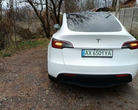 Белый Тесла Model Y, объемом двигателя 0 л и пробегом 52 тыс. км за 29000 $, фото 10 на Automoto.ua