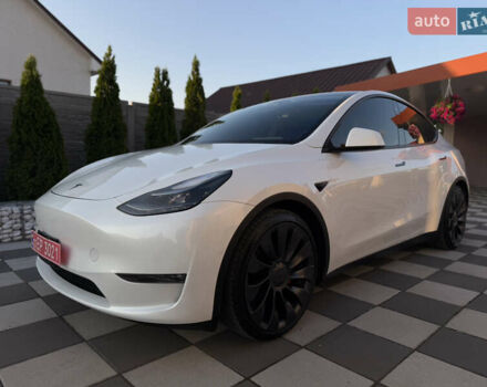 Белый Тесла Model Y, объемом двигателя 0 л и пробегом 59 тыс. км за 30500 $, фото 11 на Automoto.ua