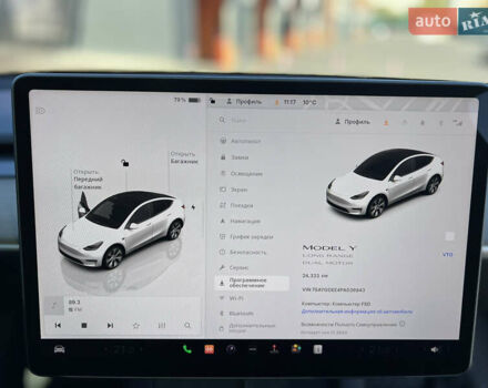 Белый Тесла Model Y, объемом двигателя 0 л и пробегом 24 тыс. км за 28200 $, фото 10 на Automoto.ua
