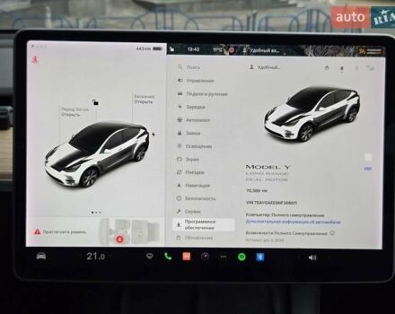 Белый Тесла Model Y, объемом двигателя 0 л и пробегом 70 тыс. км за 31500 $, фото 24 на Automoto.ua