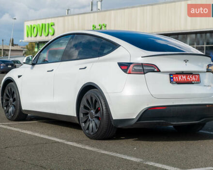Белый Тесла Model Y, объемом двигателя 0 л и пробегом 50 тыс. км за 30000 $, фото 3 на Automoto.ua