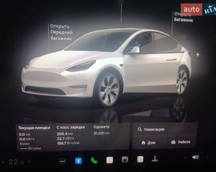 Белый Тесла Model Y, объемом двигателя 0 л и пробегом 30 тыс. км за 28800 $, фото 5 на Automoto.ua