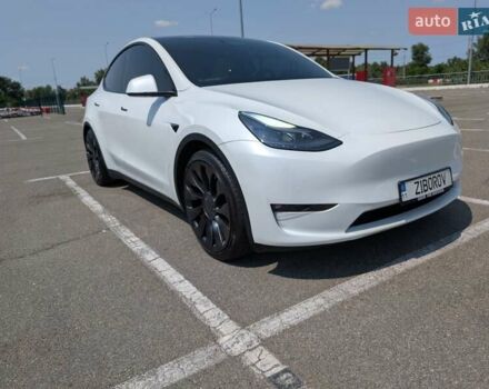Белый Тесла Model Y, объемом двигателя 0 л и пробегом 39 тыс. км за 29500 $, фото 3 на Automoto.ua