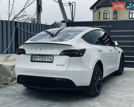 Белый Тесла Model Y, объемом двигателя 0 л и пробегом 51 тыс. км за 31000 $, фото 17 на Automoto.ua