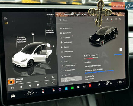 Белый Тесла Model Y, объемом двигателя 0 л и пробегом 57 тыс. км за 32000 $, фото 13 на Automoto.ua