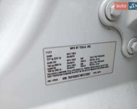 Белый Тесла Model Y, объемом двигателя 0 л и пробегом 71 тыс. км за 23200 $, фото 20 на Automoto.ua