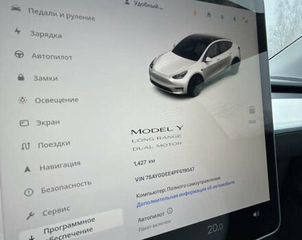 Белый Тесла Model Y, объемом двигателя 0 л и пробегом 3 тыс. км за 45000 $, фото 44 на Automoto.ua