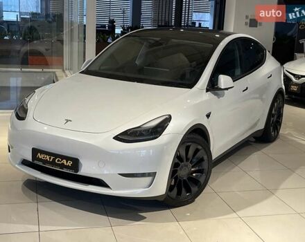 Белый Тесла Model Y, объемом двигателя 0 л и пробегом 14 тыс. км за 47800 $, фото 1 на Automoto.ua
