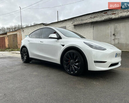 Белый Тесла Model Y, объемом двигателя 0 л и пробегом 38 тыс. км за 44900 $, фото 14 на Automoto.ua