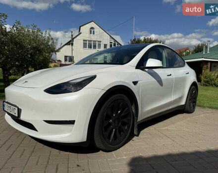 Белый Тесла Model Y, объемом двигателя 0 л и пробегом 33 тыс. км за 32000 $, фото 14 на Automoto.ua