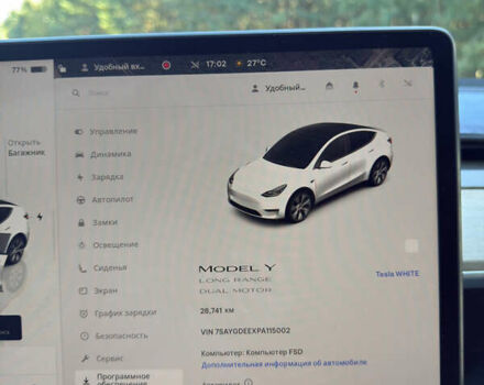 Білий Тесла Model Y, об'ємом двигуна 0 л та пробігом 30 тис. км за 32555 $, фото 14 на Automoto.ua