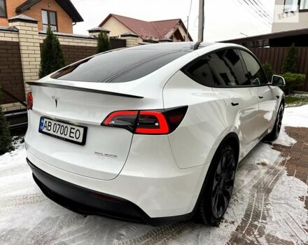 Белый Тесла Model Y, объемом двигателя 0 л и пробегом 25 тыс. км за 42500 $, фото 5 на Automoto.ua