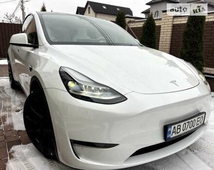 Белый Тесла Model Y, объемом двигателя 0 л и пробегом 25 тыс. км за 42500 $, фото 13 на Automoto.ua