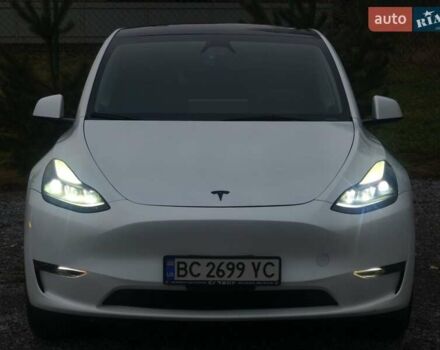 Белый Тесла Model Y, объемом двигателя 0 л и пробегом 39 тыс. км за 26800 $, фото 1 на Automoto.ua